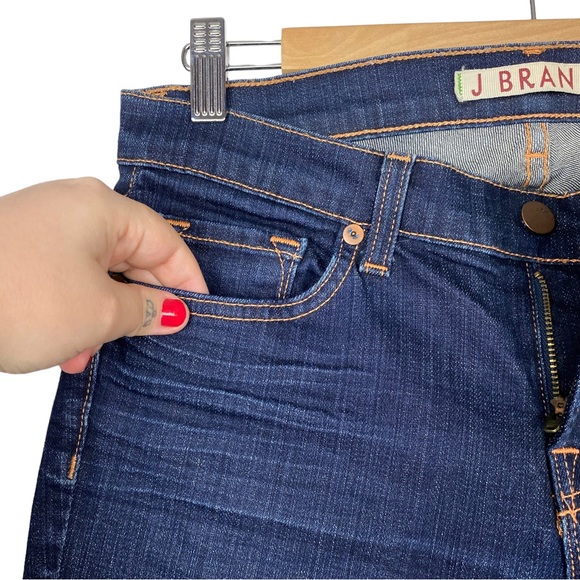 J Brand X Revolve 910 The Skinny Super Skinny Mid Rise Jeans in Ink Wash - Picture 8 of 15